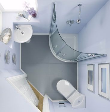 Verwonderend 10 voorbeelden van een hele kleine badkamer - Kleine Badkamers UI-95