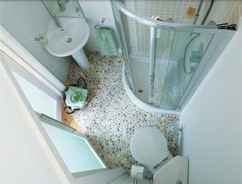 Uitgelezene 10 voorbeelden van een hele kleine badkamer - Kleine Badkamers MH-45