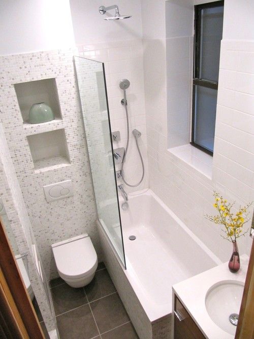 Ongebruikt 10 voorbeelden van een hele kleine badkamer - Kleine Badkamers YS-46