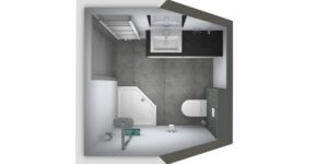 ontwerp kleine badkamer